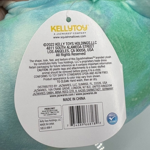 NWT Ferdie Squishmallows 8” Frog Stuffed Animal - Picture 8 of 10